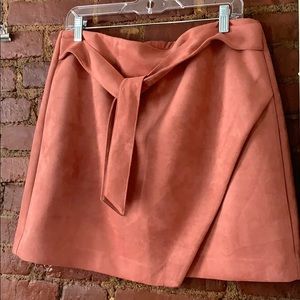 LOFT Faux-suede Skirt
